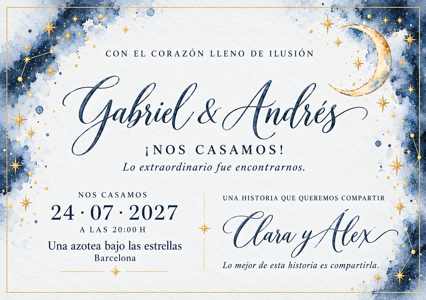 Diseño original Azul sereno