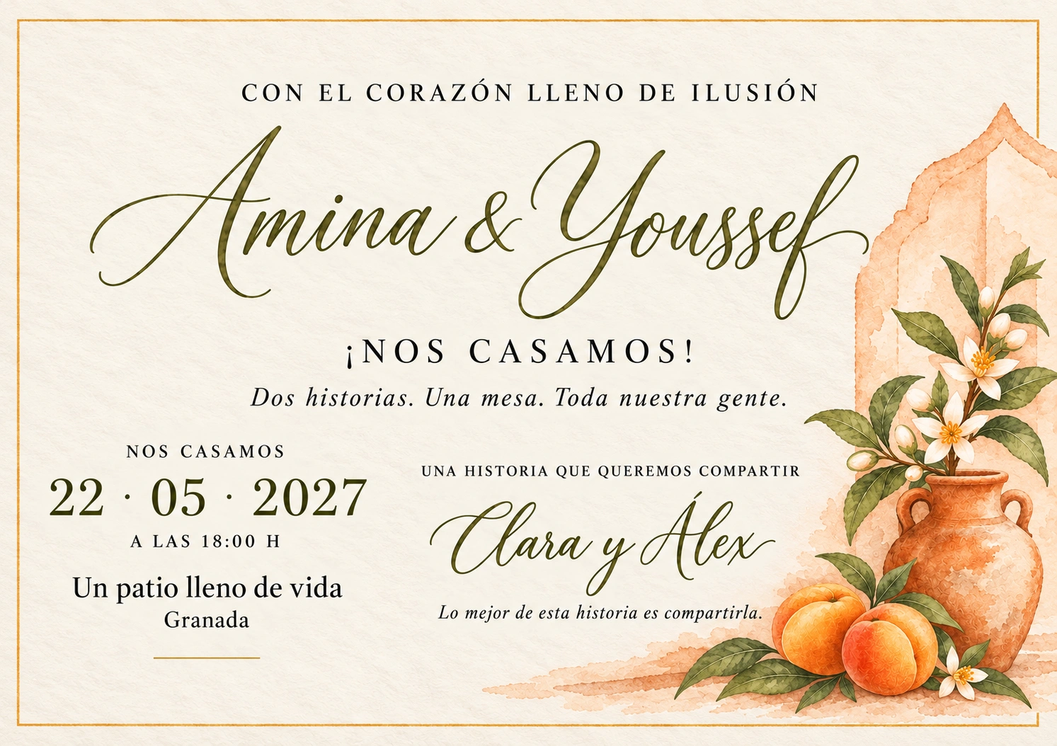 Diseño original Melocotón